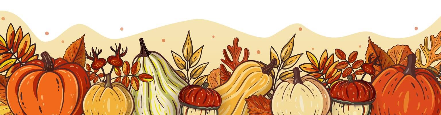 Thanksgiving header image 2022 for a blog post about gratitude.